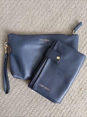 Fawn Design Navy Changing Clutch